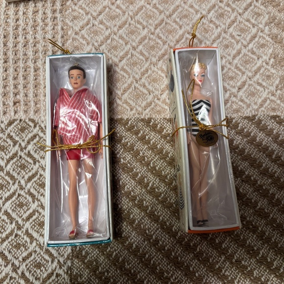 Hallmark Keepsake Barbie and Ken Christmas Ornaments - Picture 3 of 5